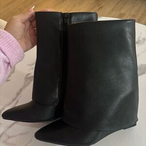 a new day Black Ankle Booties